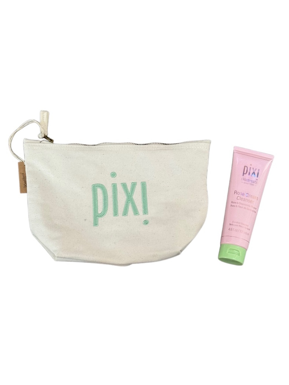 Pixi Bag & Rose Cream Cleanser
